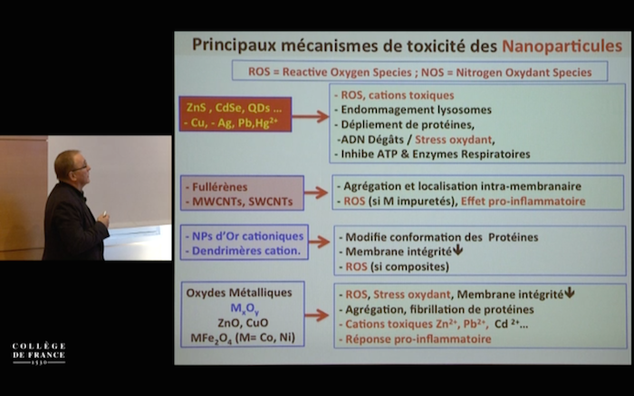 Toxicité des M.L. selon le Collège de France - 1/2 - sources File